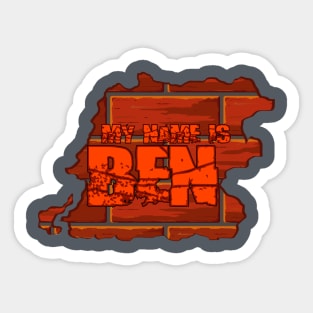 ben the thing Sticker